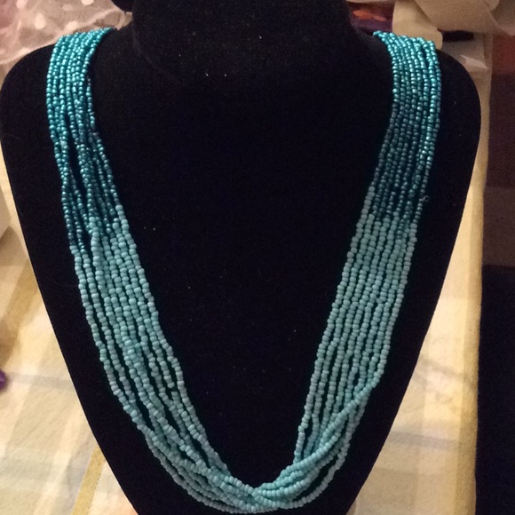 Fashion Jewelry Jewelry - 4/$20 8 strand beaded necklace 17” adjustable